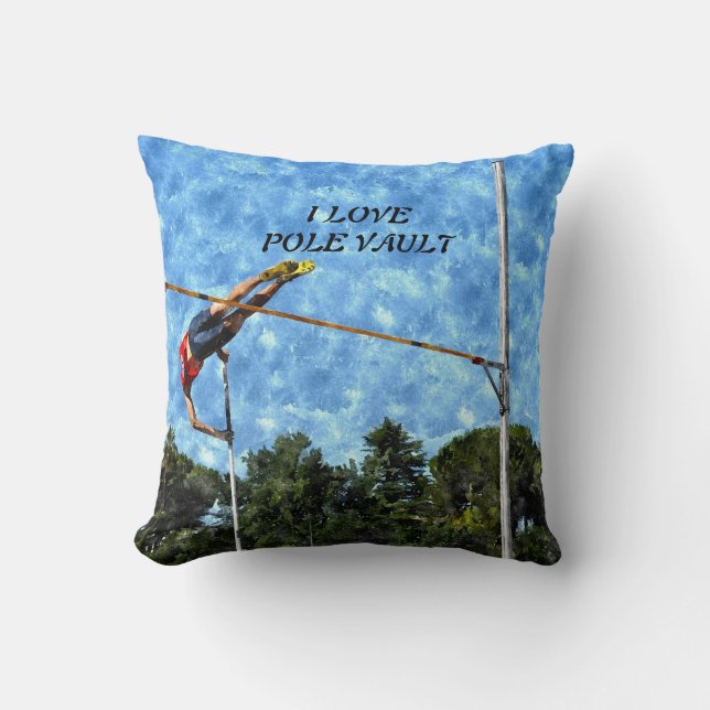 ATHLETICS JUMPS THROW PILLOW (Front)