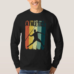 Athletics Sports Retro Vintage Javelin Throw T-Shirt