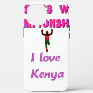Athletics World Championships Kenya Runner: I Love iPhone 12 Pro Max Case