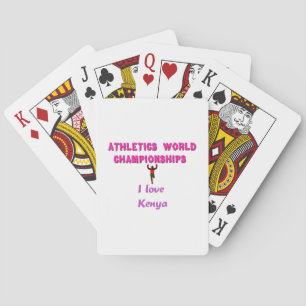 Athletics World Championships Kenya Runner: I Love Playing Cards