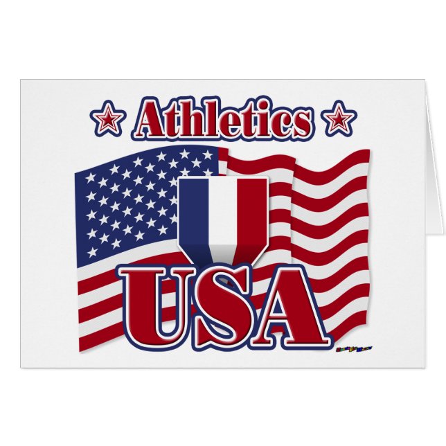 Athlétisme USA (Devant horizontal)