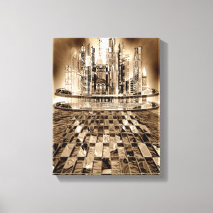 Athochrous. Wrapped Canvas