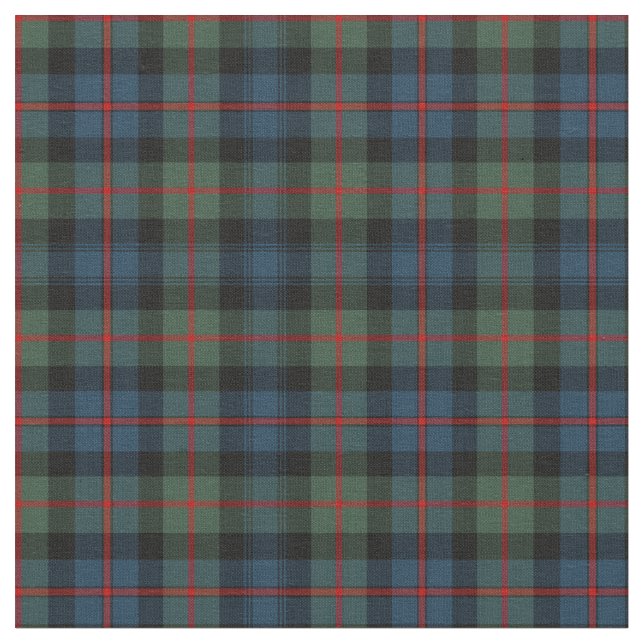 Atholl District Tartan Fabric (Close Up)