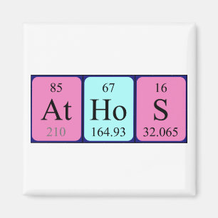 Athos aimant nom de table périodique