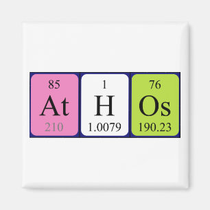 Athos aimant nom de table périodique