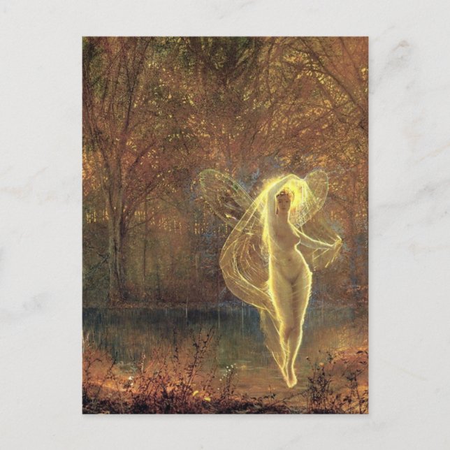 Atkinson Grimshaw Autumn CC0595 Fairy Postcard (Front)