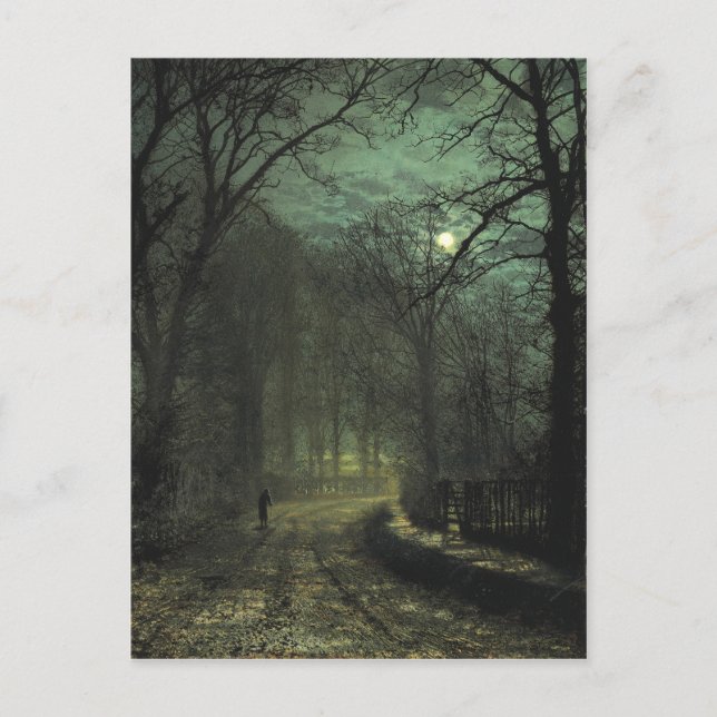 Atkinson Grimshaw Yorkshire Lane CC0622 Postcard (Front)