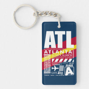 ATL Atlanta Airport Keychain