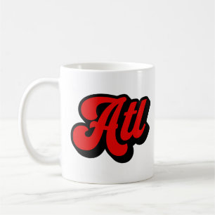 Atl Atlanta Cool GA Retro Vintage Gift  Coffee Mug