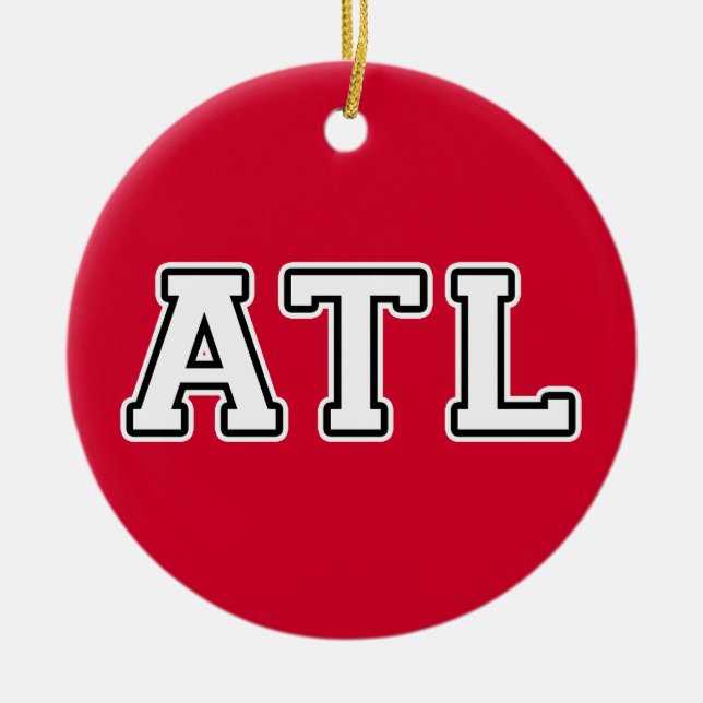 ATL CERAMIC ORNAMENT (Front)