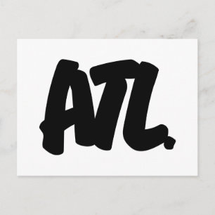 ATL Letters Postcard
