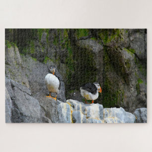 Atlanic Puffins. Jigsaw Puzzle