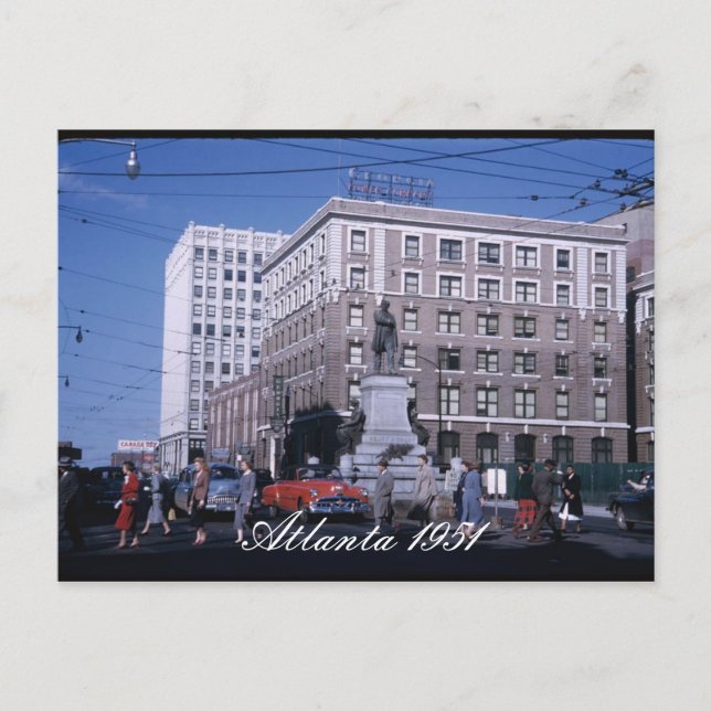 Atlanta 1951 Postcard (Front)