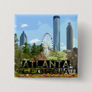 Atlanta 2 Inch Square Button