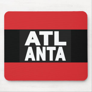Atlanta 2 Red Mouse Pad