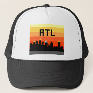 Atlanta 8-Bit Skyline ATL Trucker Hat
