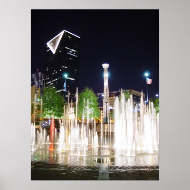 Atlanta at Night Poster (Front)