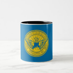 Atlanta city flag Two-Tone coffee mug