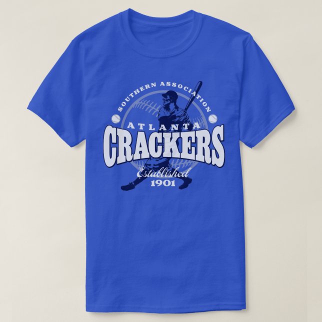 Atlanta Crackers Baseball T-Shirt (Design Front)