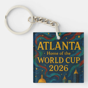 Atlanta Football Elegant Artwork 2026  Keychain