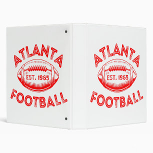 Atlanta Football Vintage Style Binder