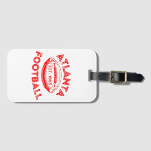 Atlanta Football Vintage Style Luggage Tag