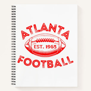 Atlanta Football Vintage Style  Notebook