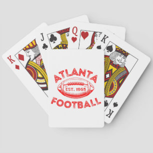 Atlanta Football Vintage Style  Playing Cards