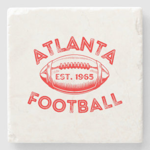 Atlanta Football Vintage Style Stone Coaster
