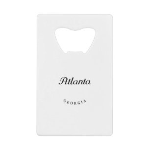 Atlanta GA Credit Card Bottle Opener