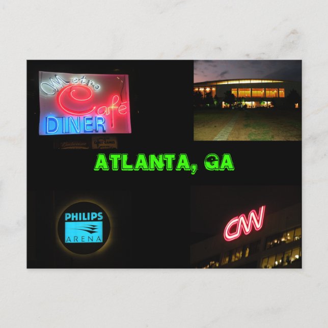 Atlanta, GA Postcard (Front)
