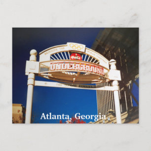 Atlanta Georgia Atlanta Underground Postcard Photo