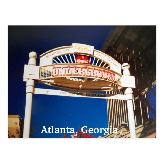 Atlanta Georgia Atlanta Underground Postcard Photo