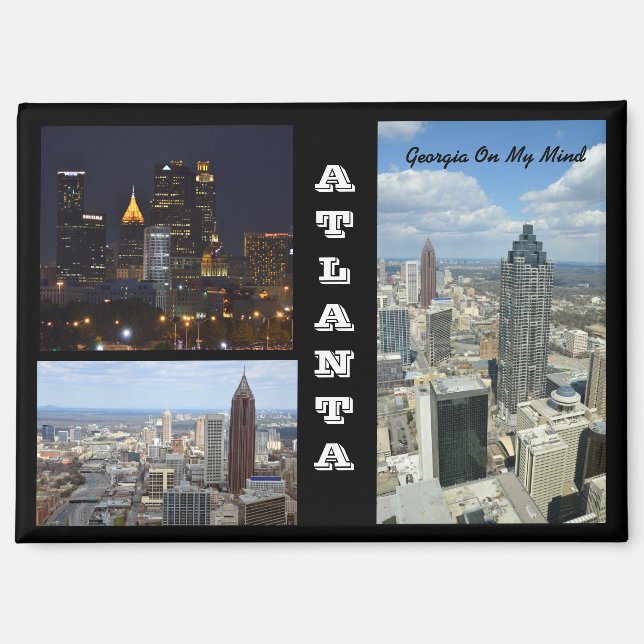 Atlanta, Georgia Cityscape magnet (Front)