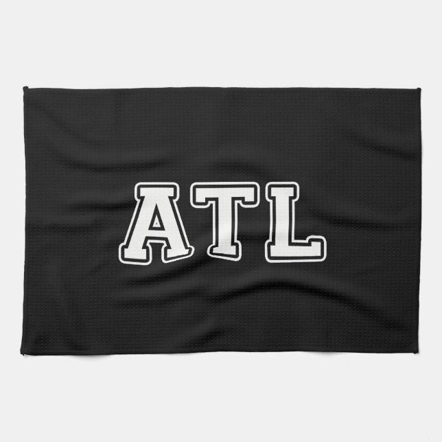 Atlanta Georgia Kitchen Towel (Horizontal)