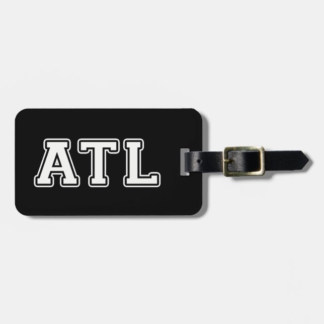 Atlanta Georgia Luggage Tag (Front Horizontal)