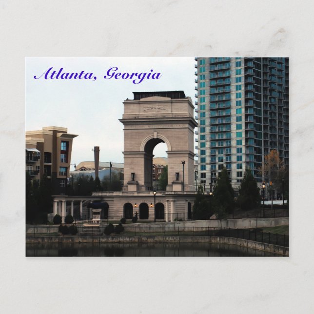 Atlanta, Georgia Postcard (Front)
