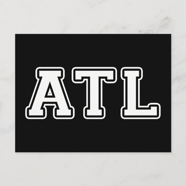 Atlanta Georgia Postcard (Front)