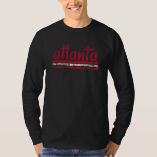 Atlanta Georgia Retro Vintage Weathered Throwback T-Shirt