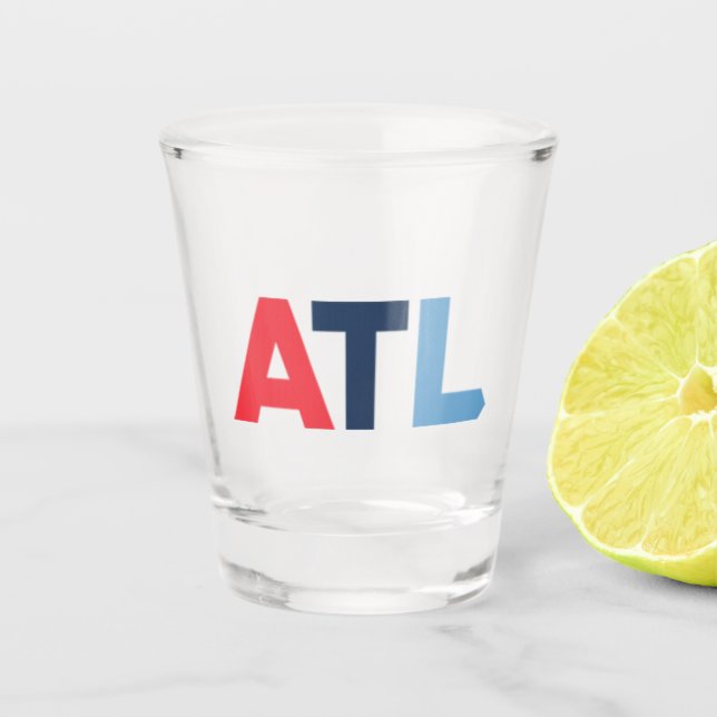 ATLANTA GEORGIA SHOT GLASS (Front)