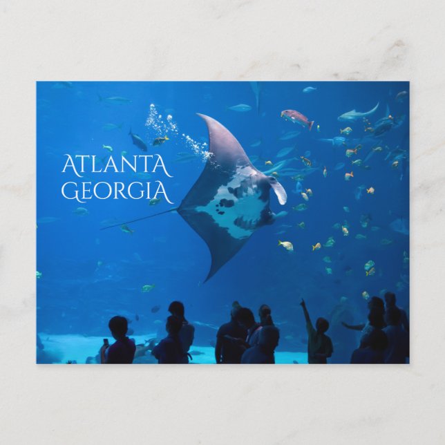 Atlanta Georgia Sights Postcard (Front)