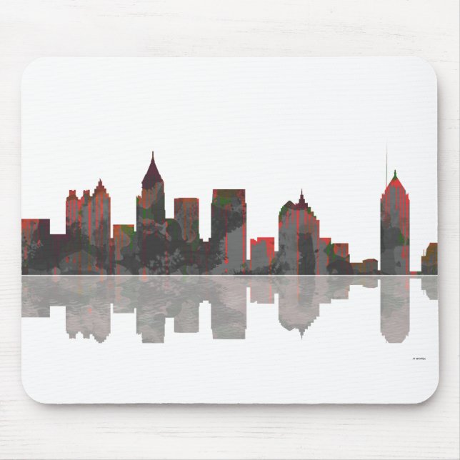 Atlanta Georgia Skyline Mouse Pad (Front)