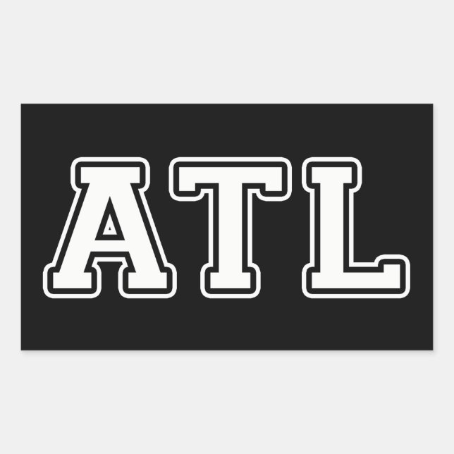 Atlanta Georgia Sticker (Front)