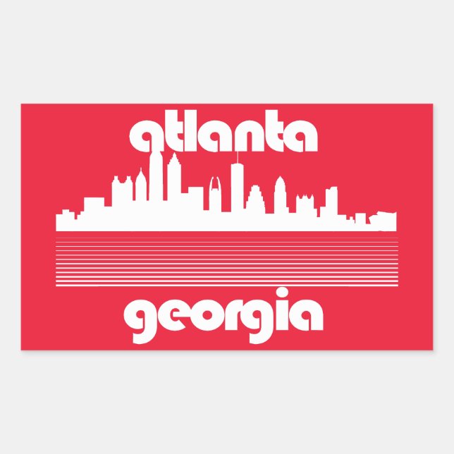 Atlanta Georgia Sticker (Front)