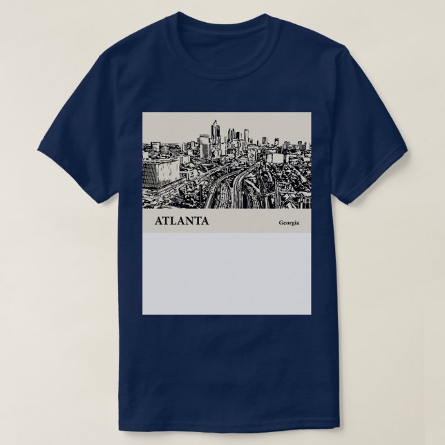 Atlanta Georgia TShirt 1 (Design devant)