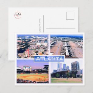 Atlanta - Mosaic - Usa - Postcard