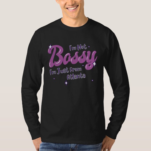 Atlanta  Native State Flag Pride Bossy T-Shirt (Front)