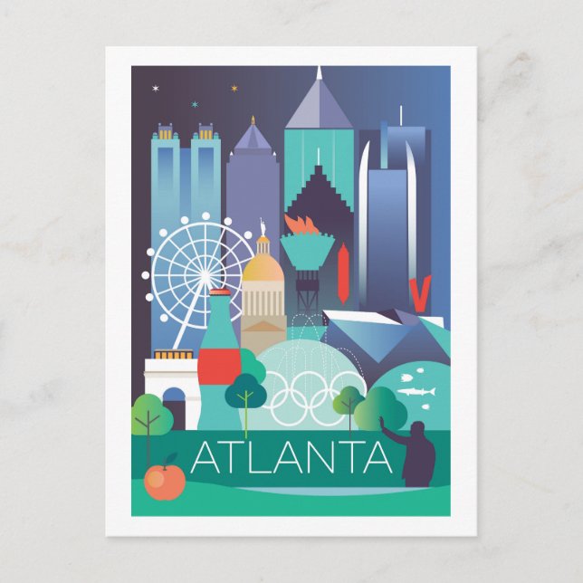 Atlanta Postcard (Front)