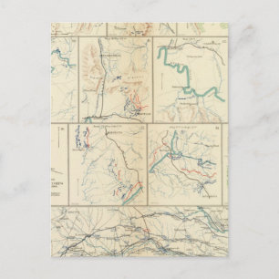 Atlanta-Savannah march Postcard