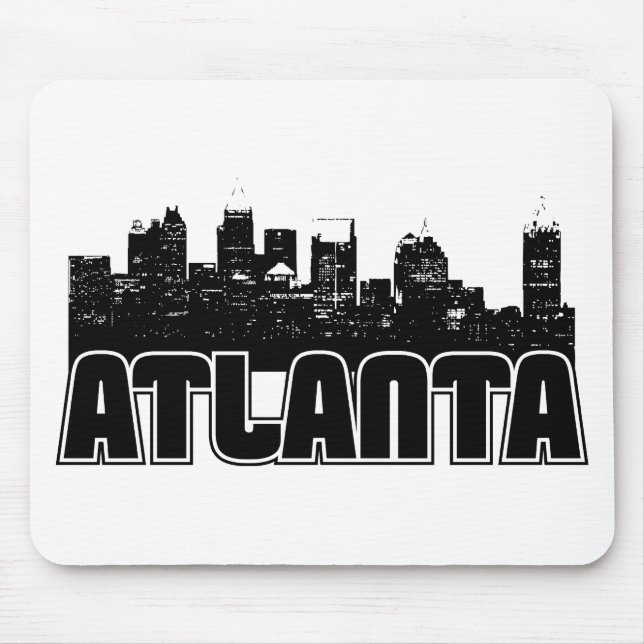 Atlanta Skyline Mouse Pad (Front)